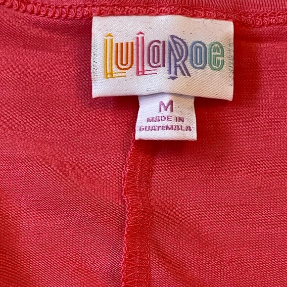 LuLaRoe TANK TOP Solid Coral NWT - Picture 8 of 16